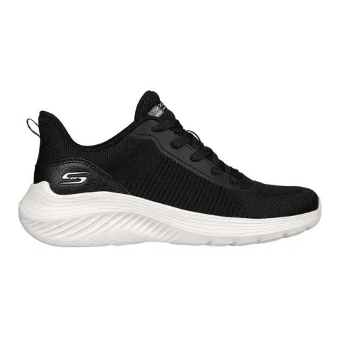 SKECHERS SPORT SQUAD WAVES WOMENS SHOES (117470-BLK)