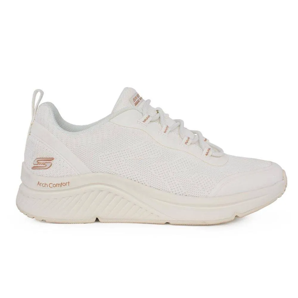SKECHERS BOBS ARCH COMFORT B SWEET - A PINCH WOMENS SHOES (117561-WHT)