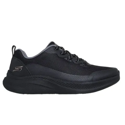 SKECHERS BOBS MODA FLEX MESH LACE UP WOMENS SHOES (117730-BBK)