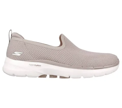 SKECHERS GO WALK 6 - CLEAR VIRTUE WOMENS (124505-NAT)