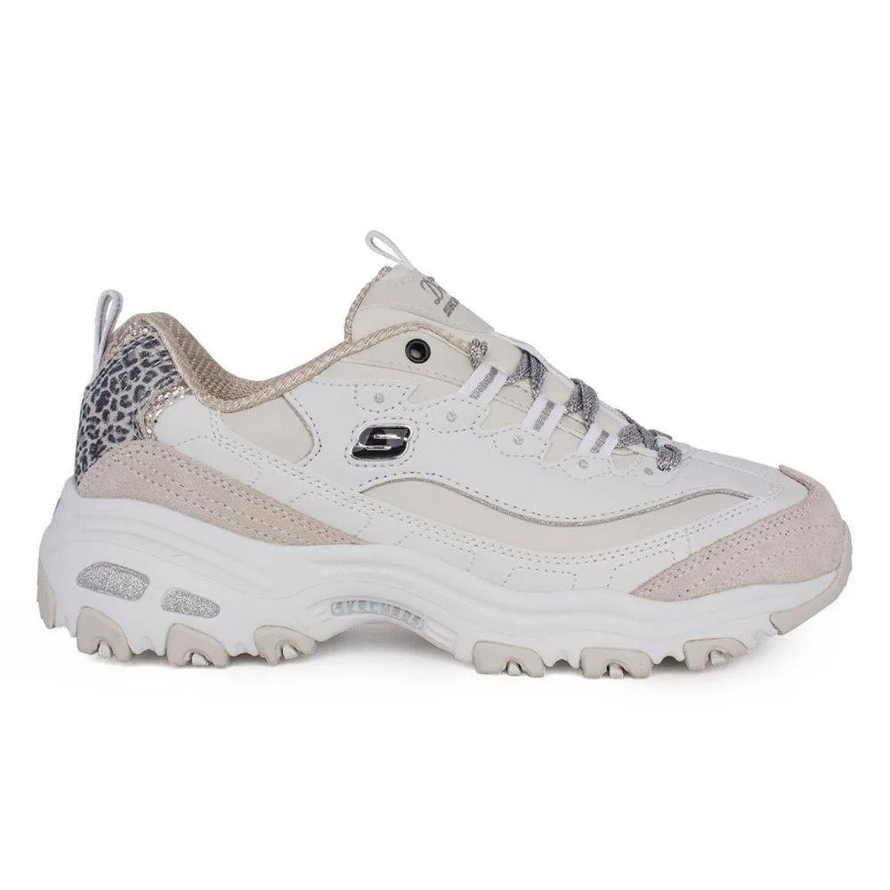 SKECHERS D'LITES - SPARKLED TRIM LACE UP (150235-LPRG)