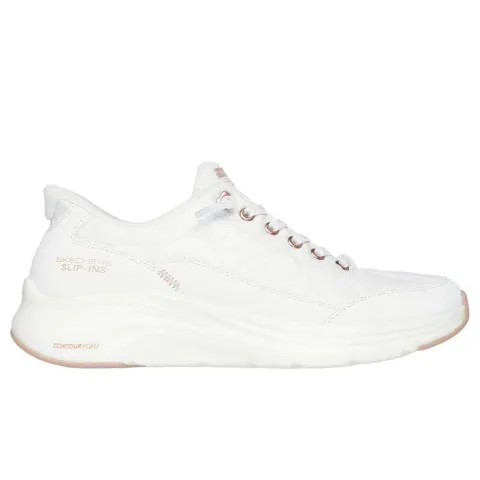 SKECHERS SLIP-INS: CONTOUR FOAM - COZY FIT GOLDEN HOUR WOMENS SHOES (150413-WTRG)