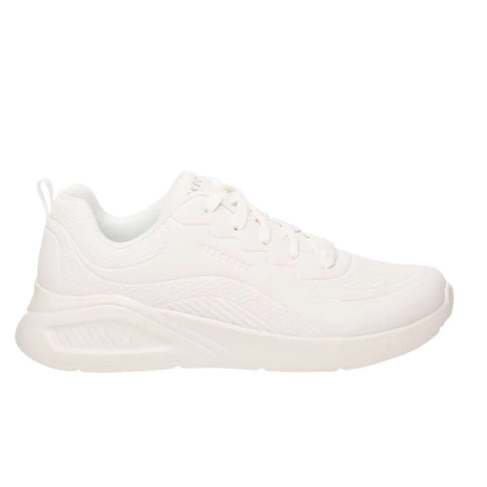 SKECHERS UNO LITE - LIGHTER ONE WOMENS SNEAKERS (177288-WHT)