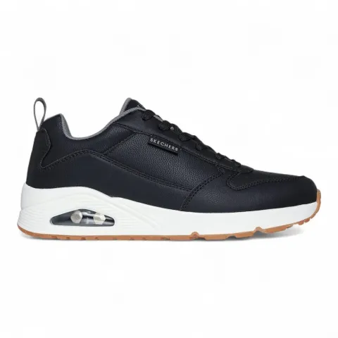 SKECHERS UNO: ALDER MENS SHOES (183012-BKGY)