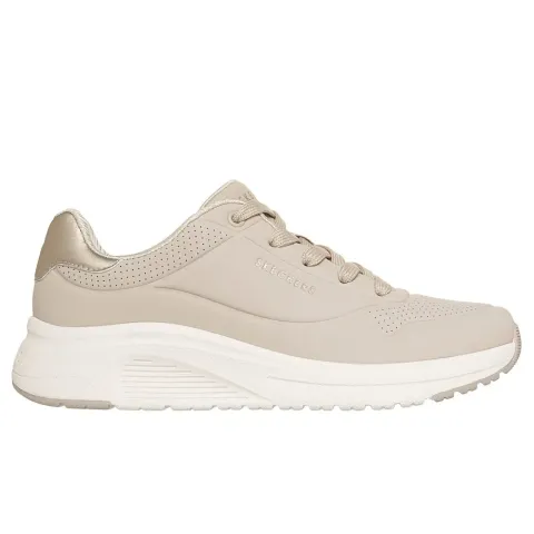 SKECHERS UNO LITE 2 WOMENS DURABUCK METALLIC (190265-NAT)