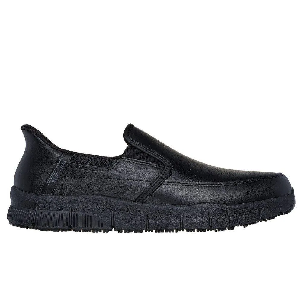 SKECHERS SLIP-INS: WORK NAMPA - BROXTIN (200304-BLK)