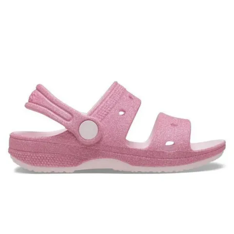 CROCS CLASSIC GLITTER TODDLERS SANDAL (207983-6ZW)