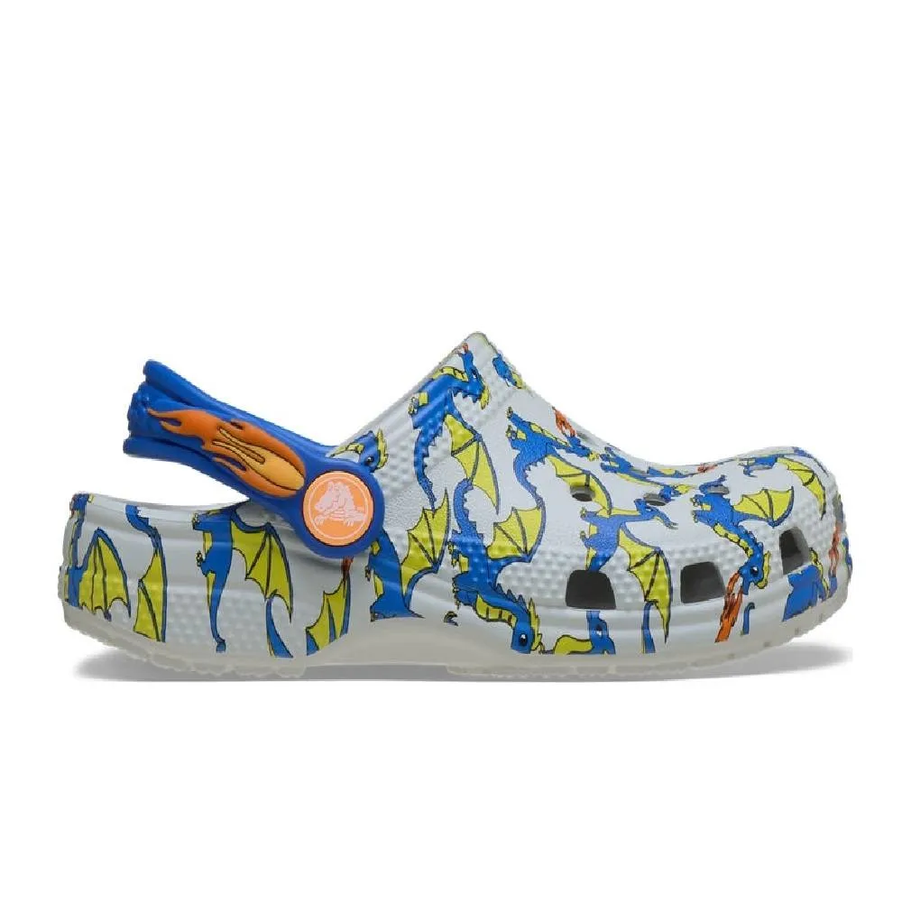 CROCS CLASSIC DRAGON GRAPHIC CLOG T (212514-1FT)