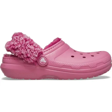 CROCS KIDS' CLASSIC FLEECE LINED CLOG (212856-1BE)