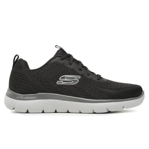 MENS SUMMITS ENGINEERED MESH LACE-UP W/ MEMORY FOAM (232395-BKCC)