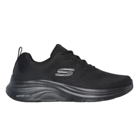 SKECHERS MENS VAPOR FOAM ENGINEERED MESH LACE-UP SNEAKER (232625-BBK)