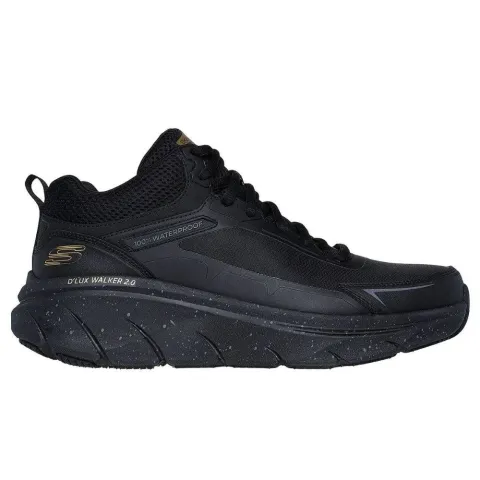 SKECHERS MEN'S RELAXED FIT: D'LUX WALKER 2.0 - 100% WATERPROOF (232953-BBK)