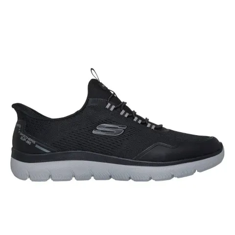 SKECHERS SLIP-INS SUMMITS MEMORY FOAM MENS SHOES (233045-BKCC)