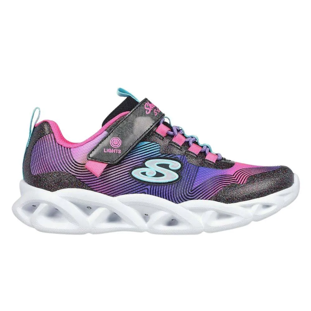 SKECHERS TWISTY BRIGHTS 2.0 GIRLS SHOES (302339L-BKMT)