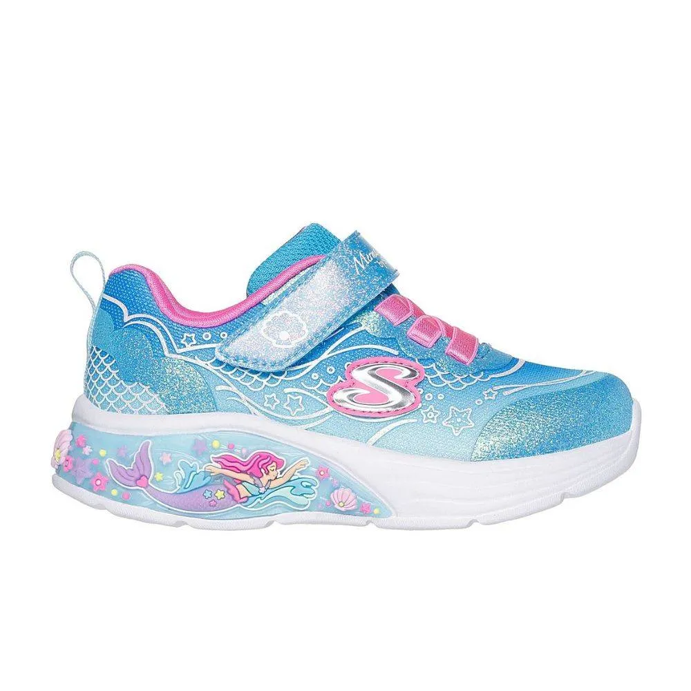 SKECHERS MY DREAMERS - LIL MERMAID INFANT GIRLS LIGHTS SHOES (303061N-BLMT)