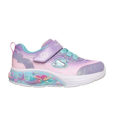 SKECHERS MY DREAMERS - LIL MERMAID INFANT GIRLS LIGHTS SHOES (303061N-LVMT)