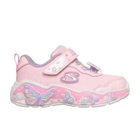 SKECHERS S-LIGHTS: LIL BUTTERFLY BLISS INFANT GIRLS SHOES (303066N-LPMT)