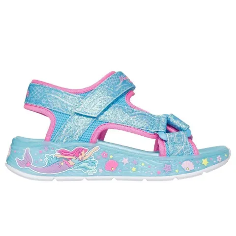 SKECHERS S-LIGHTS: MERMAID DREAMS SANDAL (303108L-BLMT)