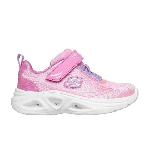SKECHERS S-LIGTS: SOLA GLOW 2.0 INFANT GIRLS SHOES (303729N-PKLV)