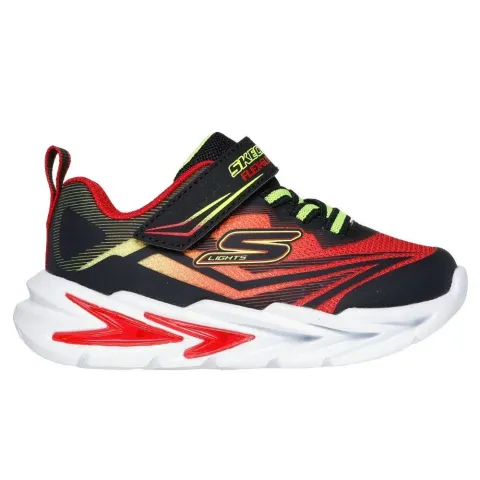 SKECHERS S-LIGHTS: FLEX-GLOW ULTRA INFANT BOYS SHOES (400139N-BKRD)