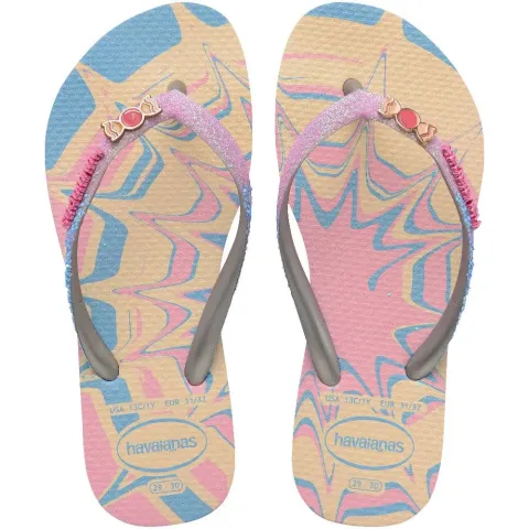 HAVAIANAS KIDS SLIM GLITTER TRENDY (4146976-9321)