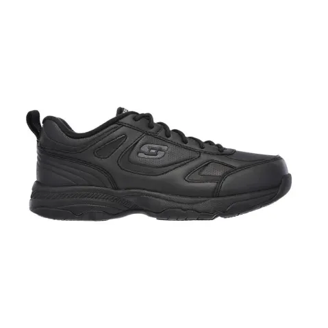 SKECHERS WORK DIGHTON WOMENS SHOES (77200-BLK)