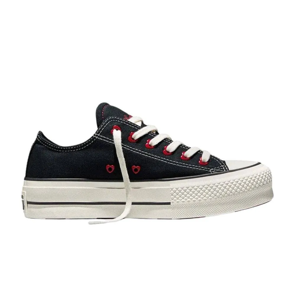 CONVERSE CHUCK TAYLOR ALL STAR LIFT RED HEARTS (A19059C)