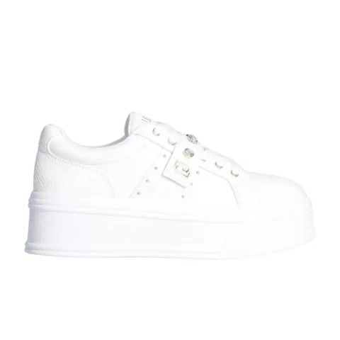 LIU JO SELMA 05 - PLATFORM SNEAKERS WITH JEWEL STONES (BA4023P010201111)
