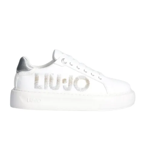 LIU JO KYLIE 22 - PLATFORM SNEAKERS WITH MAXI LOGO (BA4071PX47904370)