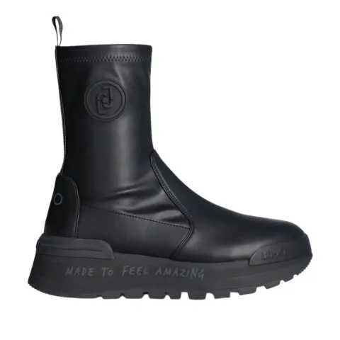 LIU JO AMAZING 22 - MID SNEAKER STRETCH ANKLE BOOTS (BF3085EX046-22222)