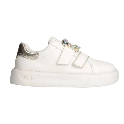 LIU JO KYLIE 20 - SNEAKER WITH JEWEL STRAPS (BF3089PX026S1176)