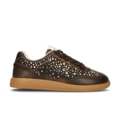 LIU JO CONNOR 06 - DISTRESSED LEATHER LOW SNEAKER (BF6049PX946S1804)