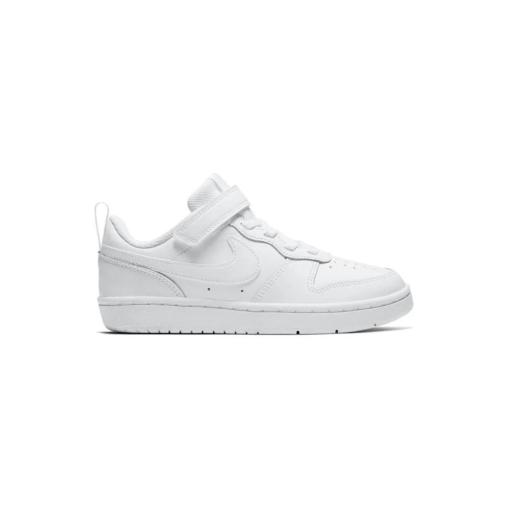 NIKE COURT BOROUGH LOW 2 PS KIDS SHOES (BQ5451-100)