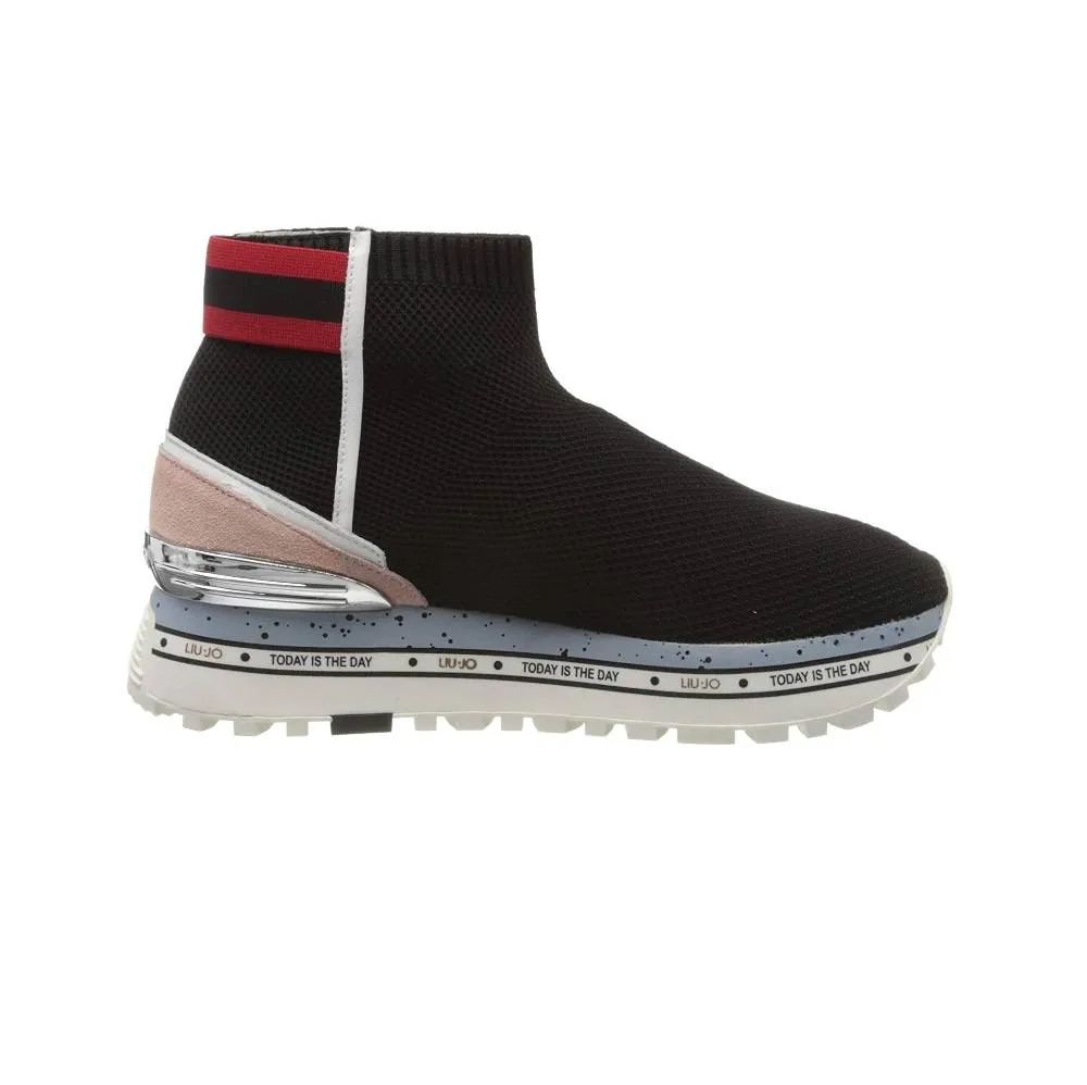LIU JO MAXI WONDER 4 - ELASTIC SOCK SNEAKER (BXX057TX022-22222)