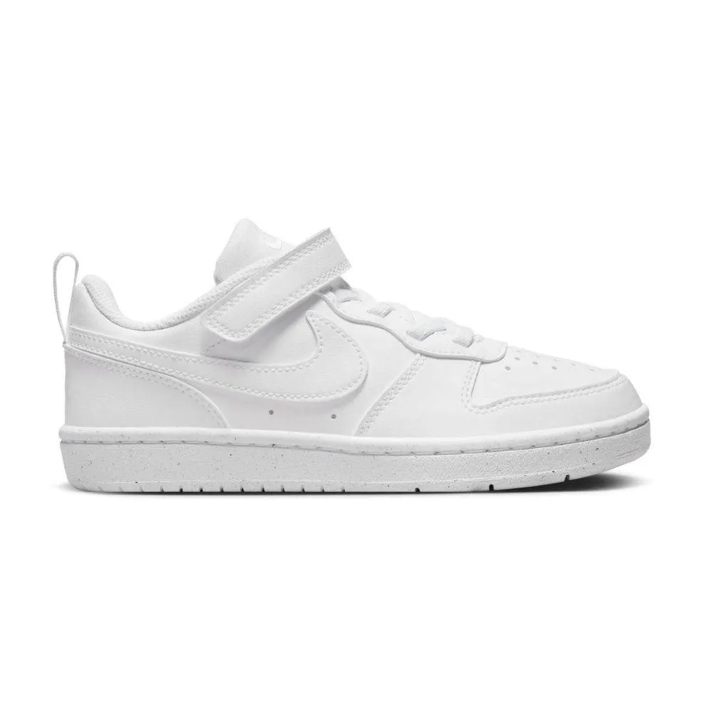 NIKE COURT BOROUGH LOW RECRAFT KIDS SHOES (DV5457-106)