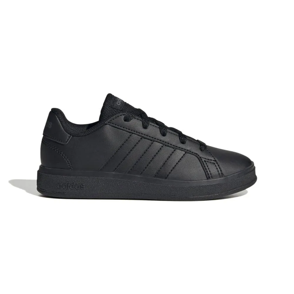 ADIDAS KIDS GRAND COURT LIFESTYLE TENNIS LACE-UP SHOES (FZ6159)
