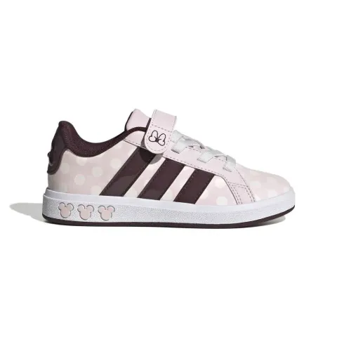ADIDAS KIDS DISNEY MINNIE MOUSE GRAND COURT SHOES (JR8133)