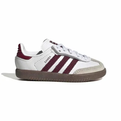 ADIDAS ORIGINALS INFANT SAMBA OG COMFORT CLOSURE ELASTIC LACE SHOES (KZ8680)