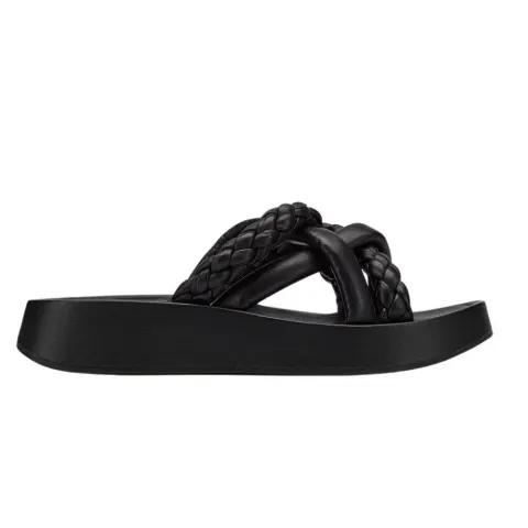 ASH VANESSA BIS LEATHER PLAITED SANDALS (M-136100-001)