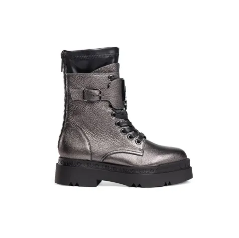LIU JO LOVE 3 - BOOTY METALLIC PEWTER (SF0105P0231-00572)