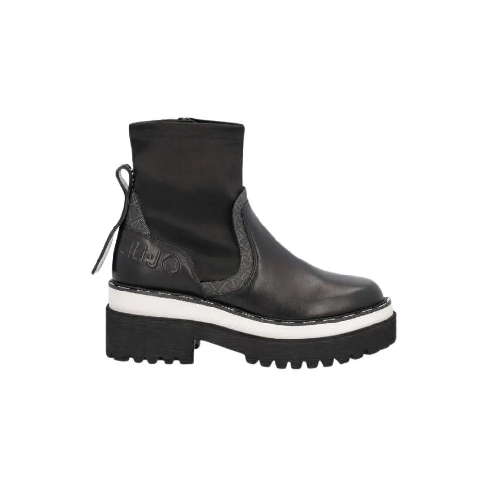 LIU JO PURPLE 05 ANKLE BOOTS WITH TRACK SOLE (SF1041PX19022222)