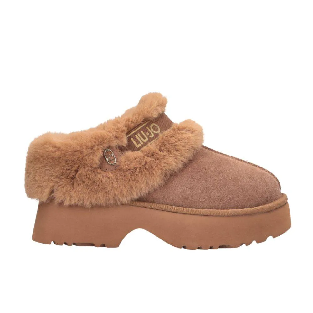 LIU JO JUNY - SUEDE WARM MULES (SF5131P030600668)