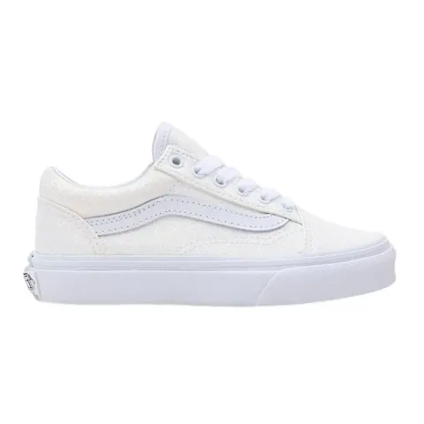 VANS KIDS GLITTER OLD SKOOL SHOES (VN0005WVWHT)