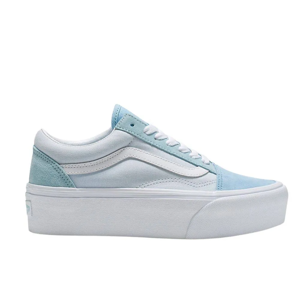 VANS COLOR BLOCK WOMENS OLD SKOOL PLATFORM (VN0009PZBLU)