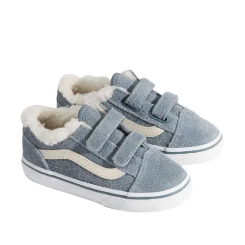 VANS TODDLER OLD SKOOL VELCRO SHOES (1-4 YEARS) (VN000CRWRV2)