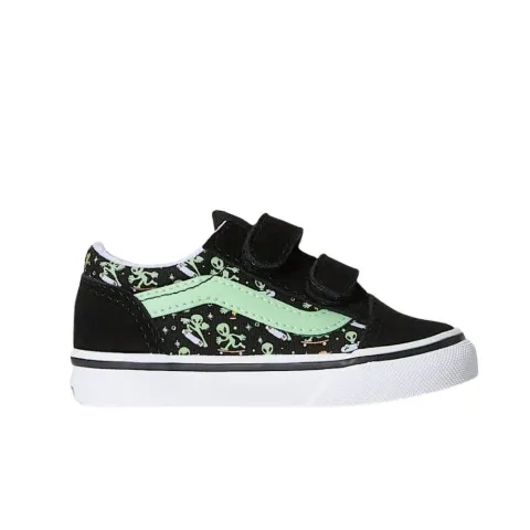 VANS TODDLER OLD SKOOL VELCRO SHOES (1-4 YEARS) (VN000CTGYJ7)