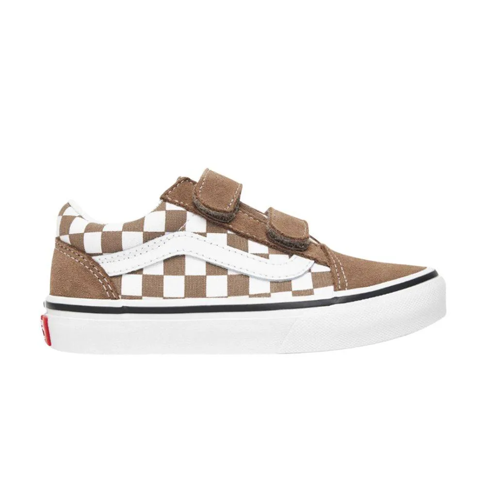 VANS LITTLE KIDS OLD SKOOL VELCRO SHOES (VN000CYA1NU)