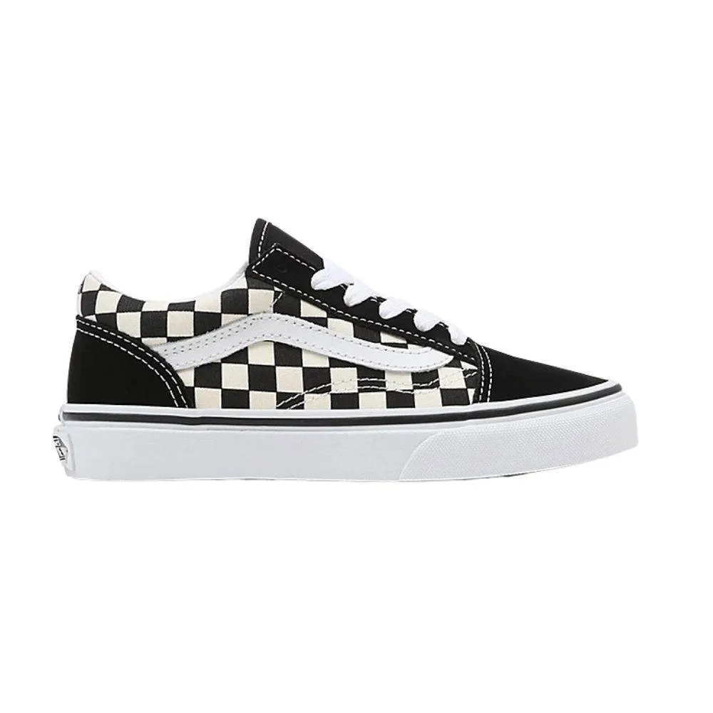 VANS KIDS PRIMARY CHECK OLD SKOOL SHOES (VN0A38HBP0S)