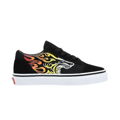 VANS JUNIOR OLD SKOOL (FLAME RACING) (VN0A4UHZYHU)
