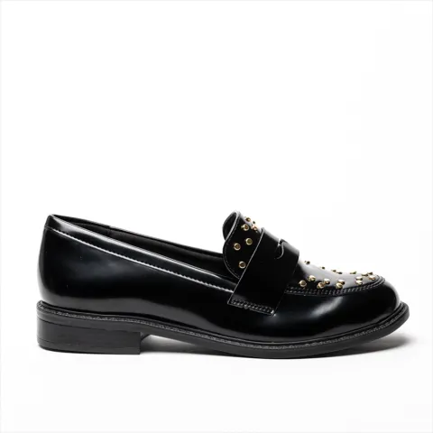 Via Marte Studded moccasins